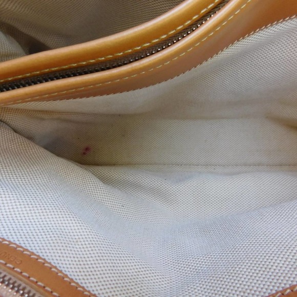 TOD'S TAN SMOOTH  LEATHER SATCHEL TOTE - Picture 12 of 12